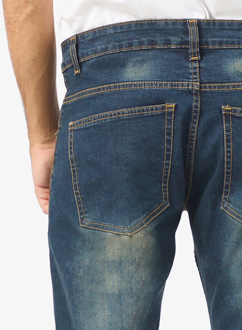 سفنتي فايف جينز بقصة مستقيمة - Image 5