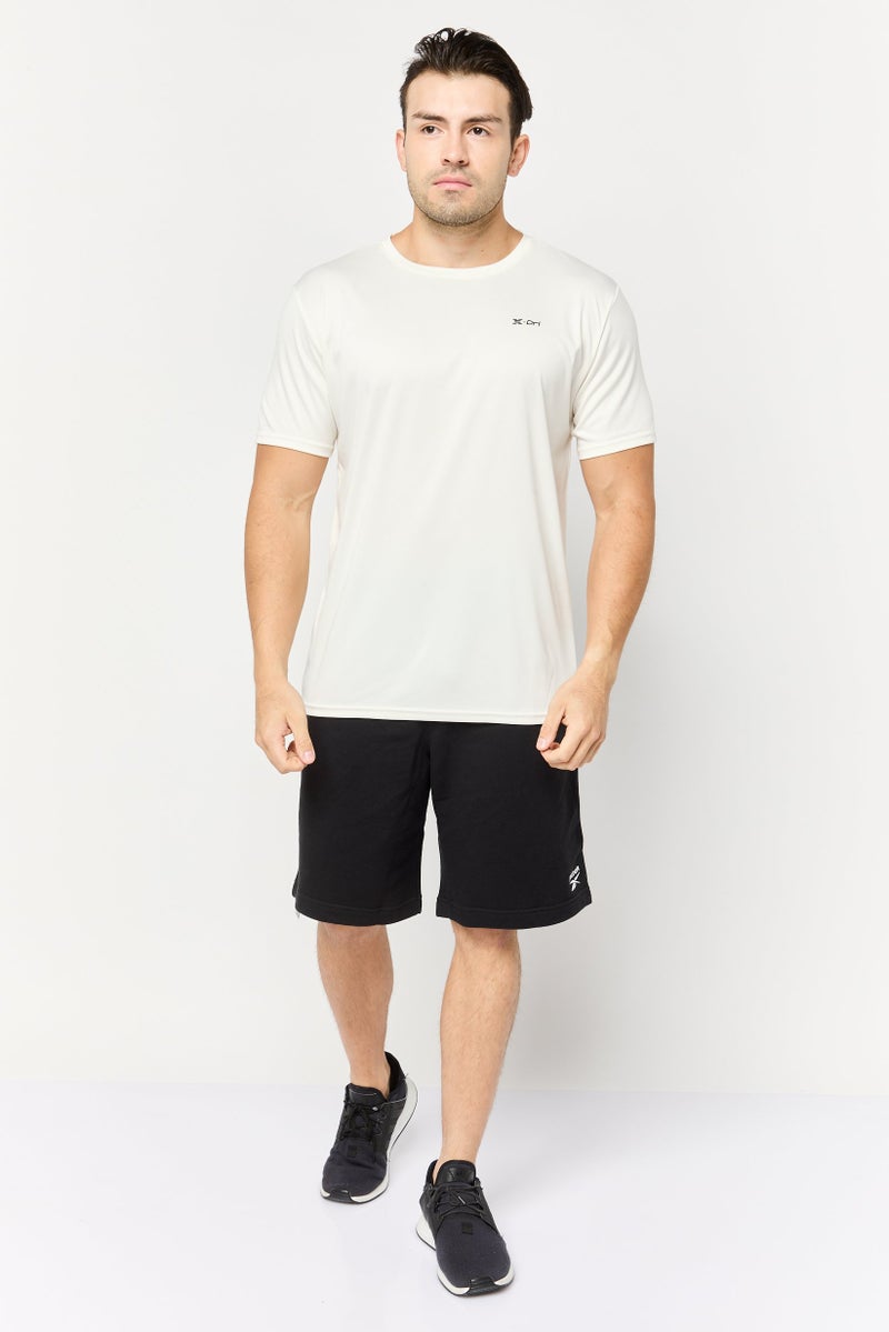 RBX تي شيرت تدريب قصير الأكمام للرجال، رياضي، لون أبيض فاتح - Image 2