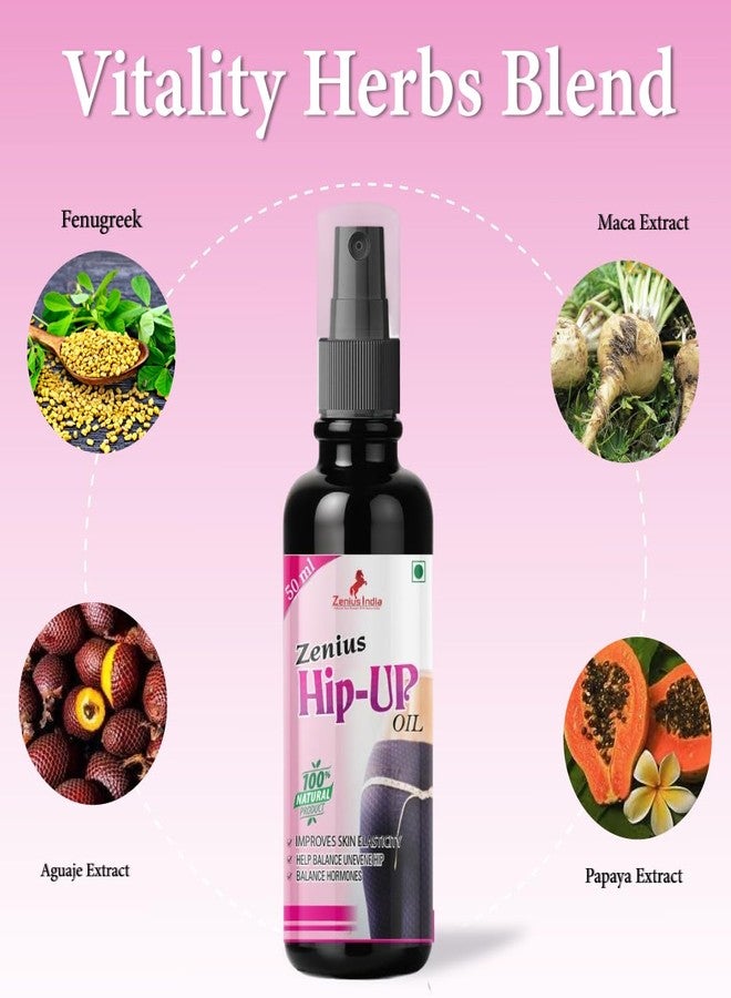 Zenius India Zenius Ayurvedic Body Toning Oil for Women | Helps in Skin Nourishment & Smoothness | Herbal Massage Oil | 50ml - Image 4