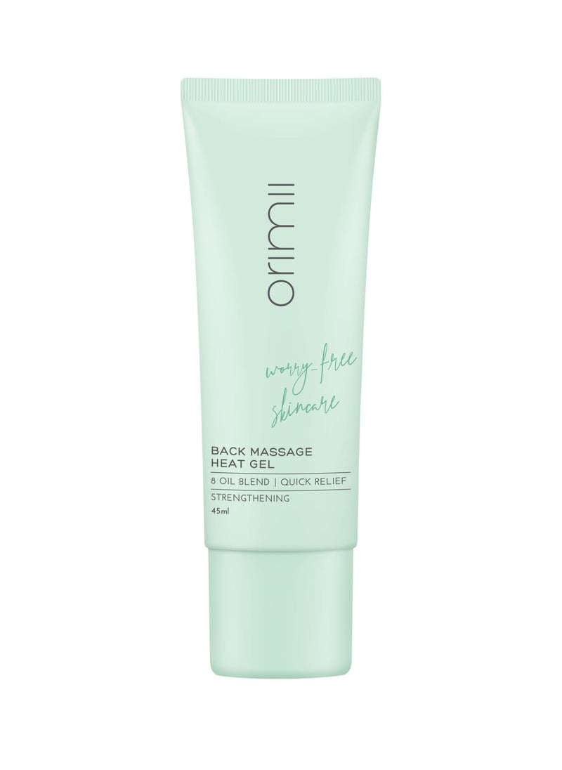Orimii Orimii Back Massage Heat Gel Quick Relief with 8 Oil Blends for Strengthening   with Kukui Nut & Lavender 45 ml  - Image 2