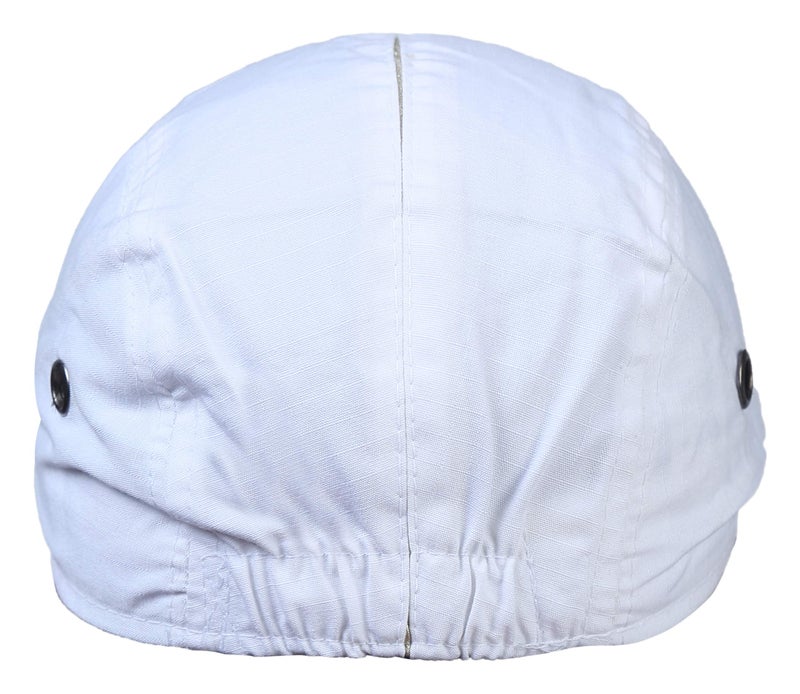 Zacharias Men's Cotton Golf Cap (Pack of 1) (CL-01_White_Free Size) - Image 4