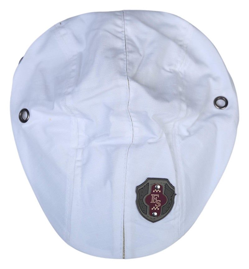 Zacharias Men's Cotton Golf Cap (Pack of 1) (CL-01_White_Free Size) - Image 5