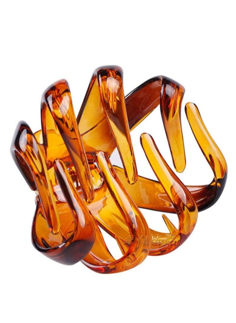 Oasisgalore 2 Pack Classic Medium Claw Clips: Strong Hold, Ideal for Women & Girls' Hairstyling.  - Image 4