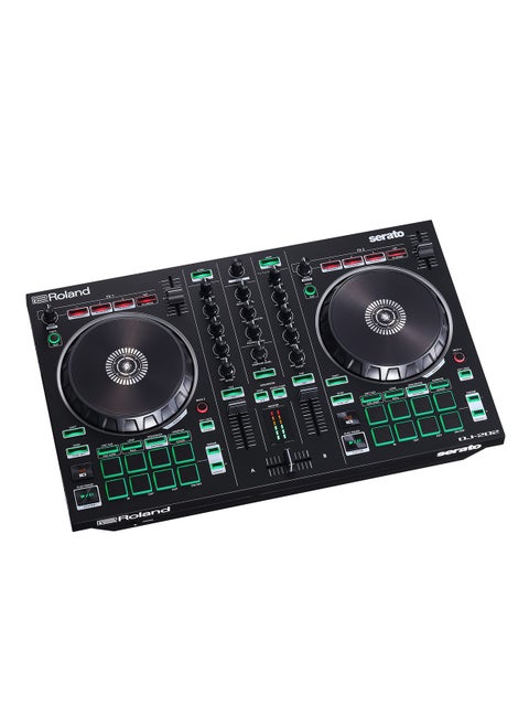 2-channel, 4-deck DJ Controller for Serato with Built-in TR-series Drum Sounds, Sequencer, 8 Pads, Transport Controls, Microphone Input with Vocal FX, and Serato DJ Lite Software