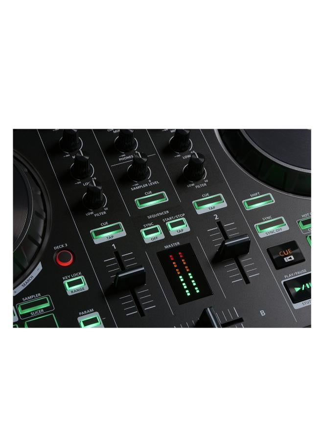 Roland وحدة تحكم DJ ثنائية القناة وأربعة طوابق لجهاز Serato مع أصوات طبول سلسلة TR مدمجة، وجهاز تسلسل، و8 لوحات، وأدوات تحكم في النقل، ومدخل ميكروفون مع تأثيرات صوتية، وبرنامج Serato DJ Lite - Image 5
