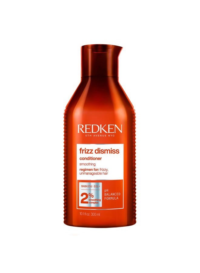 REDKEN Frizz Dismiss Conditioner | Sulfate Free Conditioner For Frizzy Hair | Moisturizes and Smooths | Provides Soft, Silky Hair | Long-Lasting Frizz Control | Humidity Protection | Anti Frizz - Image 1