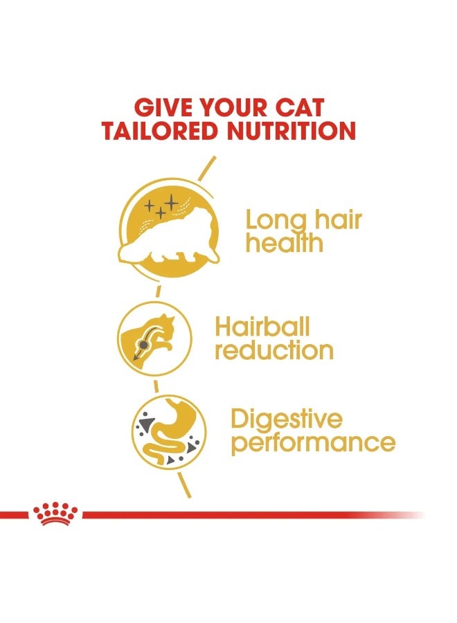 Royal Canin Feline Breed Nutrition Persian Adult Dry Cat Food 2kg Bag - Image 5