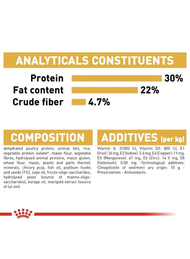 Royal Canin Feline Breed Nutrition Persian Adult Dry Cat Food 2kg Bag - Image 3