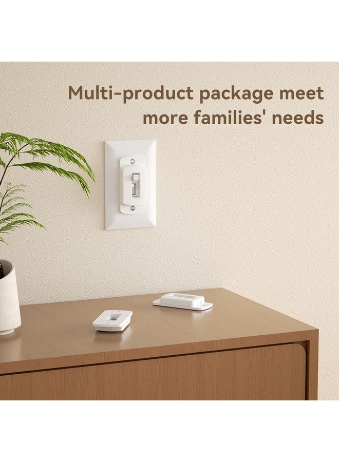 Eudemon EUDMEON 3 Pack Light Switch Guard Cover,Child Proof Wall Switch Guard Baby Safety Light Switch Cover prevent from Lights Turning on/off by kids (White) - Image 4