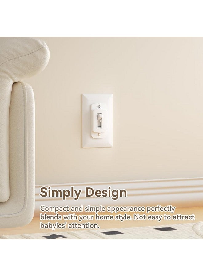 Eudemon EUDMEON 3 Pack Light Switch Guard Cover,Child Proof Wall Switch Guard Baby Safety Light Switch Cover prevent from Lights Turning on/off by kids (White) - Image 3