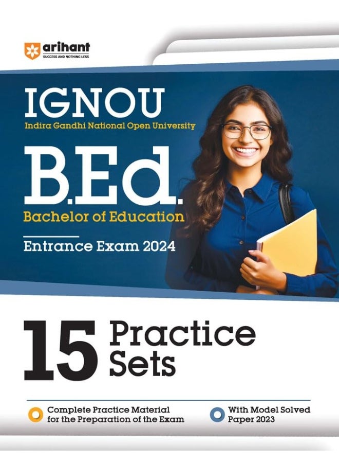 Arihant 15 Practice Sets For IGNOU B.ed Exams 2024  - Image 1
