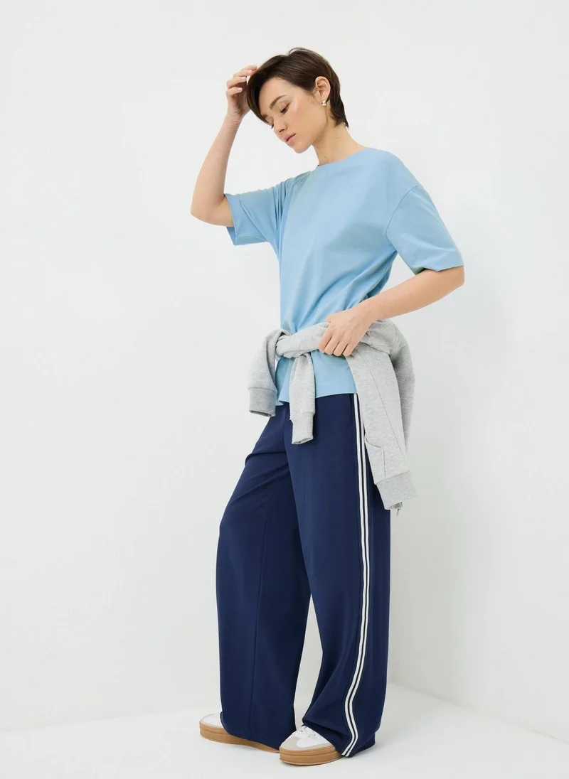 Matalan Light Blue Oversized Fit T-Shirt