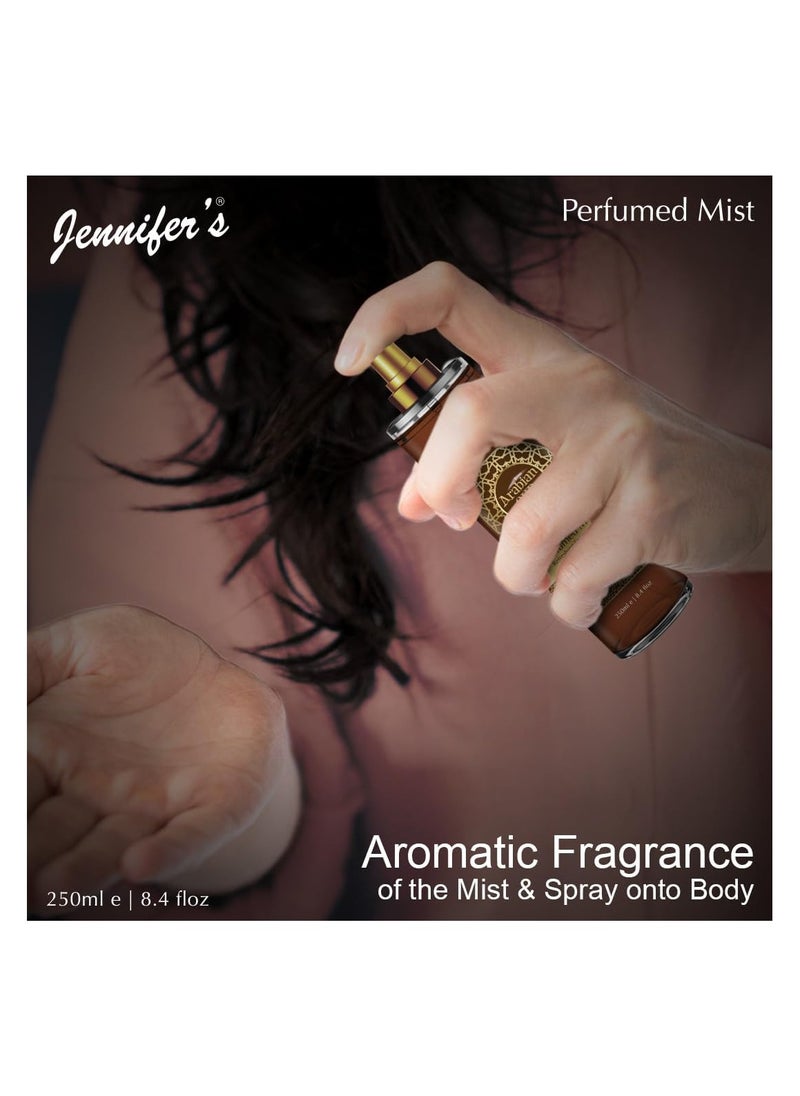 Jennifer's Jennifer's Arabian Oud Perfumed Mist 250 ML - Refreshing Experience Anytime, Anywhere  - Image 3