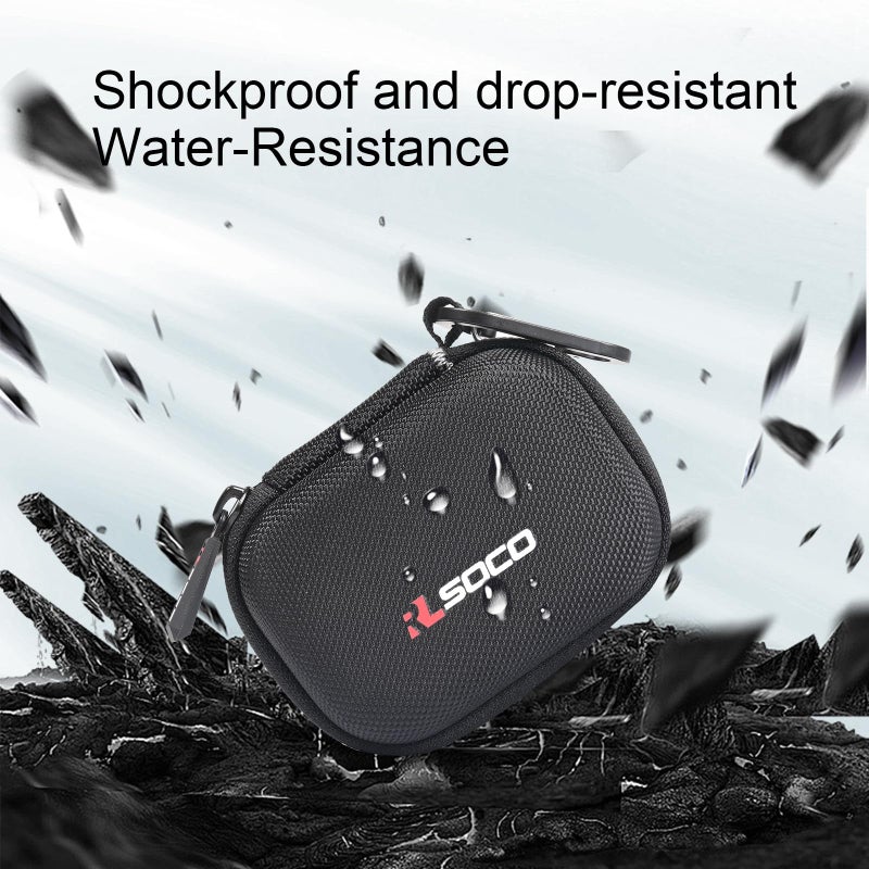 RLSOCO Hard Case for JBL Endurance Peak 3 True Wireless Active Earbuds | Storage Pouch with Sturdy Metal Hook | Compact Design with YKK Zipper (Case Only) - Image 5