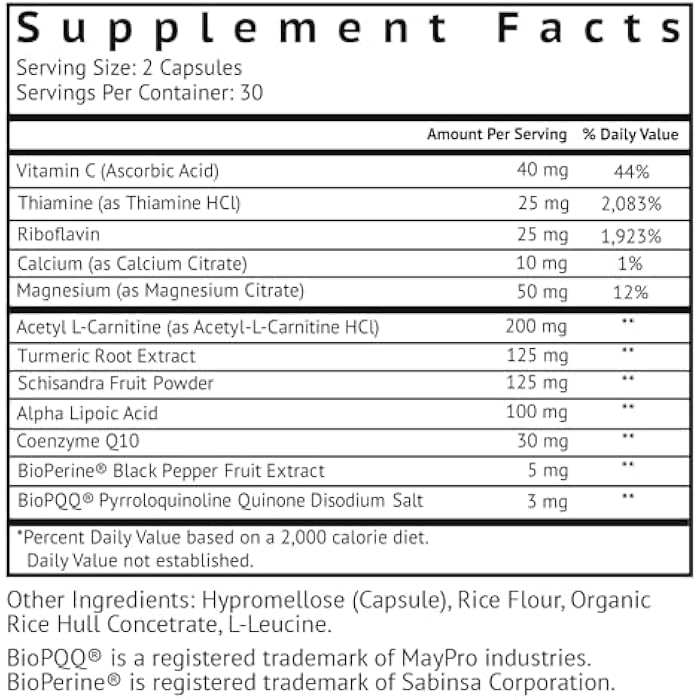 VitaMonk Mitochondrial Supplements - MitoTrax - Revitalize and Repair Cells - Mitochondria Supplement for Cellular Energy - Advanced Mitochondrial Formula - PPQ Supplement Formula - 60 Capsules - Image 2