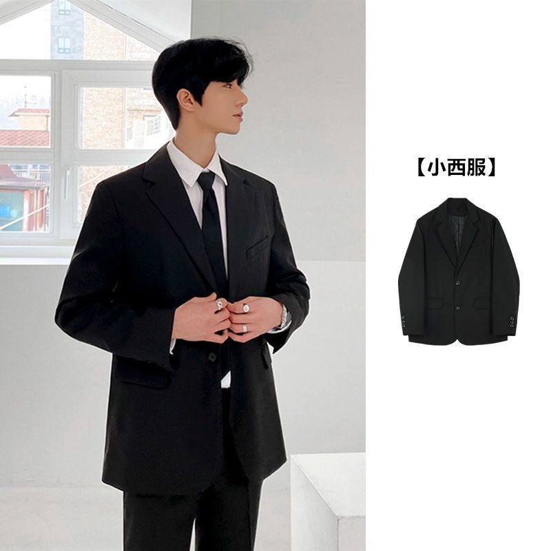 Senior Sense Small Suit Adult Ceremony Suit Full Set Male Formal Dress Male College Student Dress Male High School Student Graduation Clothing - Image 5
