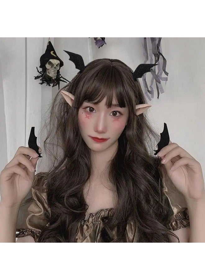 YangQian Batwing Hair Clips Halloween Accessories For Women Girls Bat Hair Accessories Devil Bat Ears Hair Clips Hairpins Barrettes Bat Wings Halloween Cosplay Costumes Accessories 2 Pairs - Image 4
