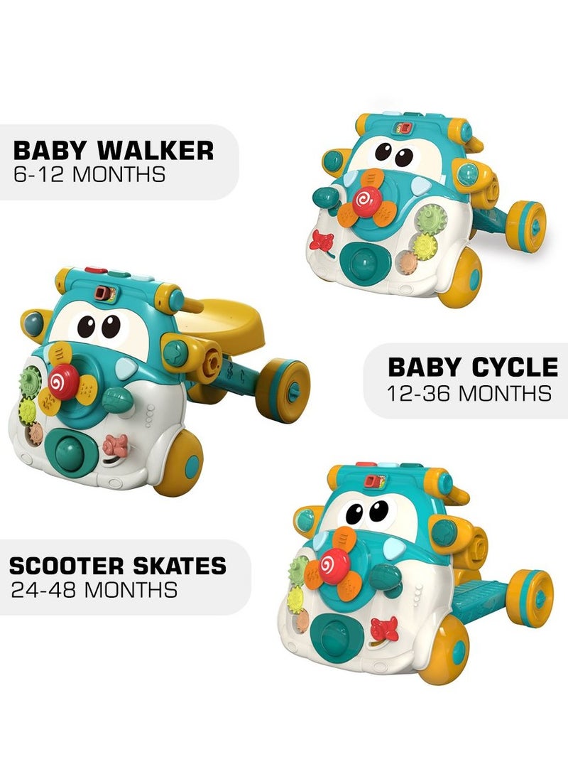 3-IN-1 Baby Walker Kids Cycle And Scooter Skates With Musical Keyboard - Green - pzsku/Z158F933723F37D29CB03Z/45/_/1723200837/c273dbb1-d4c3-4810-a336-120f182979c7