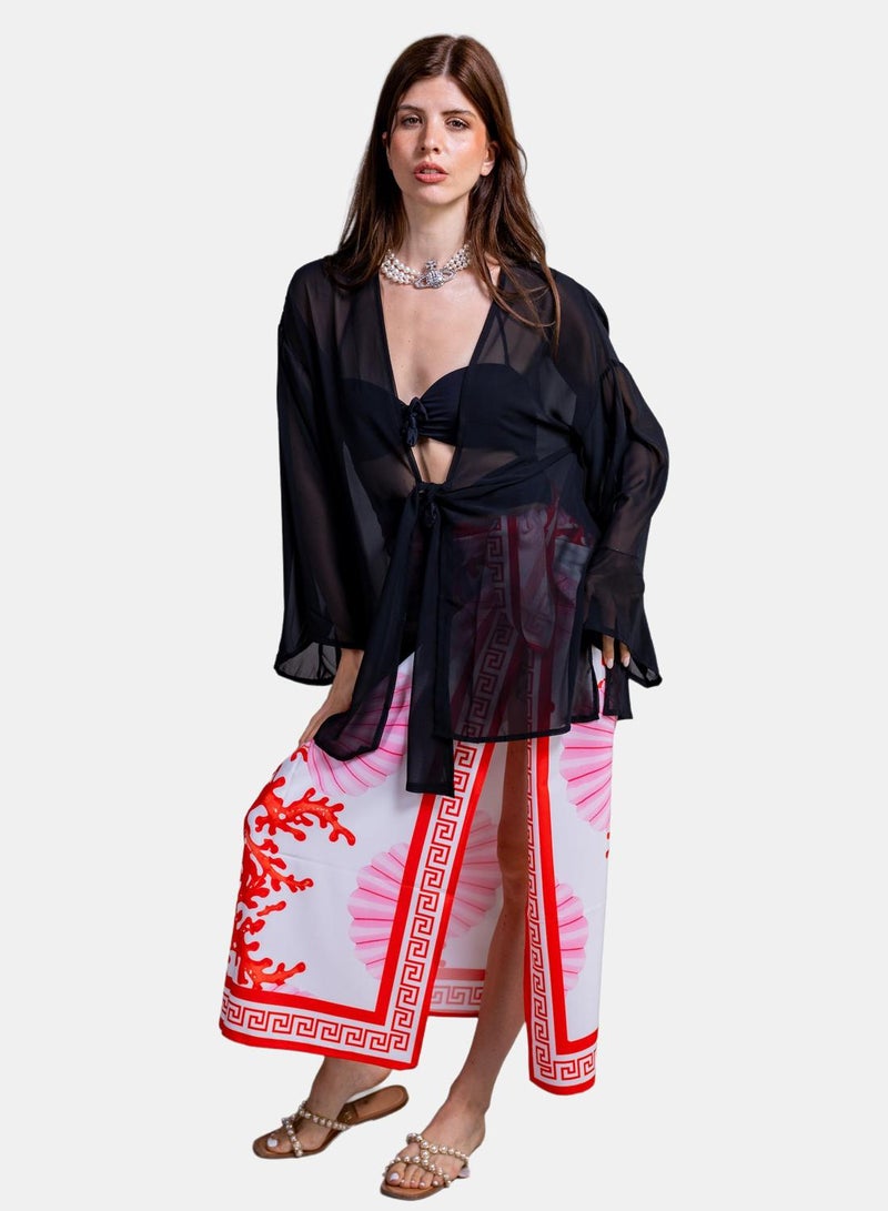 Clue Draped Cover-up - Image 1