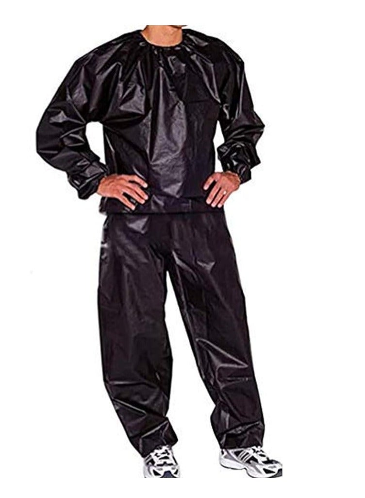 سبال بدلات ساونا شديدة التحمل لممارسة التمارين الرياضية وبدلات ساونا مضادة للتمزق والتدريب واللياقة البدنية وفقدان الوزن وملابس نحيفة - Image 1