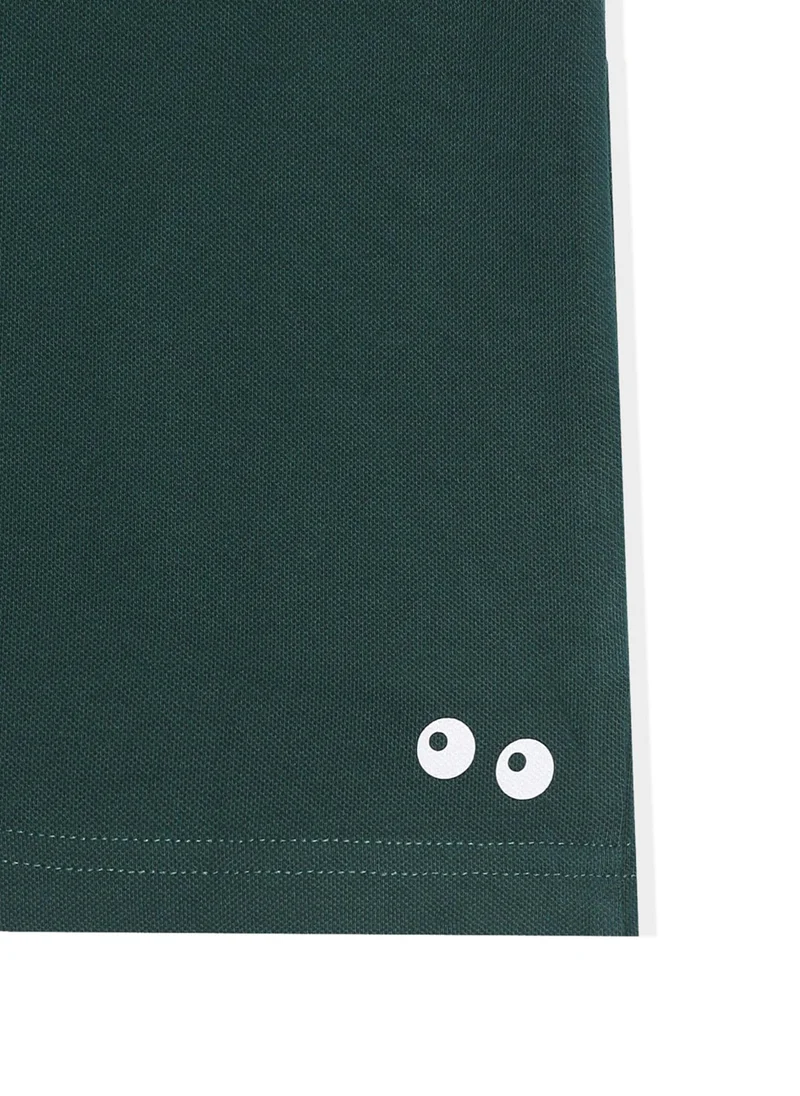 Pilolo Classic Unisex Knit Cotton Polo - Green