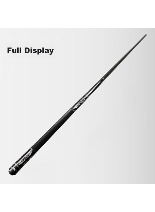 Livex Livex Carbon Fiber Small Tip Cue, Chinese-style Black 8, High-tech Carbon 1/2 Pool Cue, Detachable Billiard Cue With Cue Case, Ts01 - Image 5