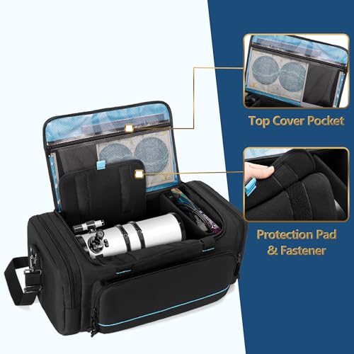 samdew Telescope Tube Bag for 4", 5", 6" and 8" Optical Tubes, Telescope Carrying Case Compatible with Celestron NexStar SE Optical Tube and more, Multiple Pockets & 3 Carrying Ways, Bag Only - Image 3