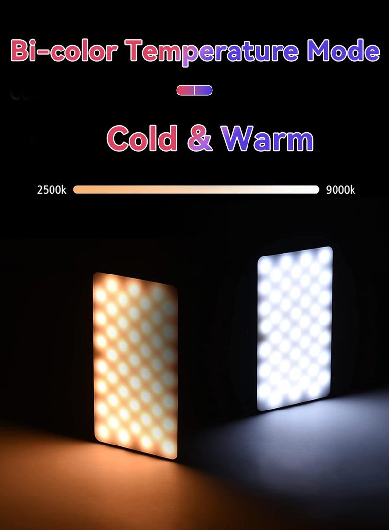 LEOKOR Photography Color Fill Light, W140 RGB LED Video Light, Portable LED Camera Light, 2500K-9000K Dimmable 20 Lighting Effects, Rechargeable LED Lighting for Photography, Video Conference, TikTok, Vlog - Image 5
