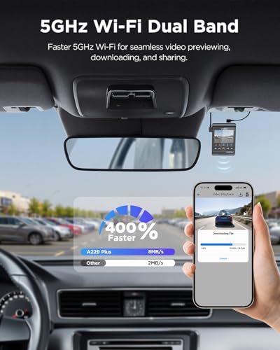 VIOFO A229 Plus Dash Cam Front and Rear, Dual STARVIS 2 Sensors, 2 Channel HDR, 1440P+1440P Voice Control Car Dash Camera, 5GHz Wi-Fi, Support 512GB Max, Voice Control, Ultra-Precise GPS - Image 5