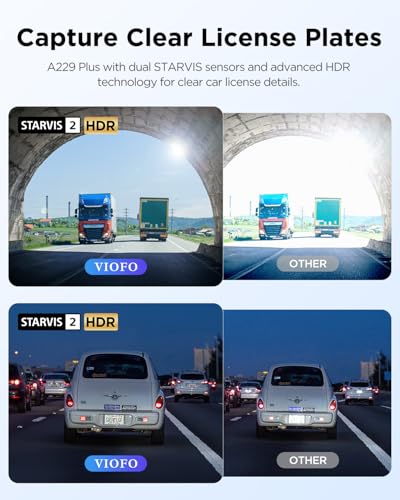VIOFO A229 Plus Dash Cam Front and Rear, Dual STARVIS 2 Sensors, 2 Channel HDR, 1440P+1440P Voice Control Car Dash Camera, 5GHz Wi-Fi, Support 512GB Max, Voice Control, Ultra-Precise GPS - Image 4