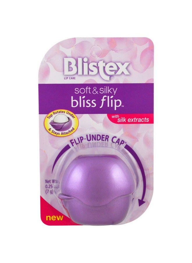 Blistex - Lipcare Lip Balm Soft & Silky Bliss Flip With Silk Extracts, 0.25 Oz - Image 1
