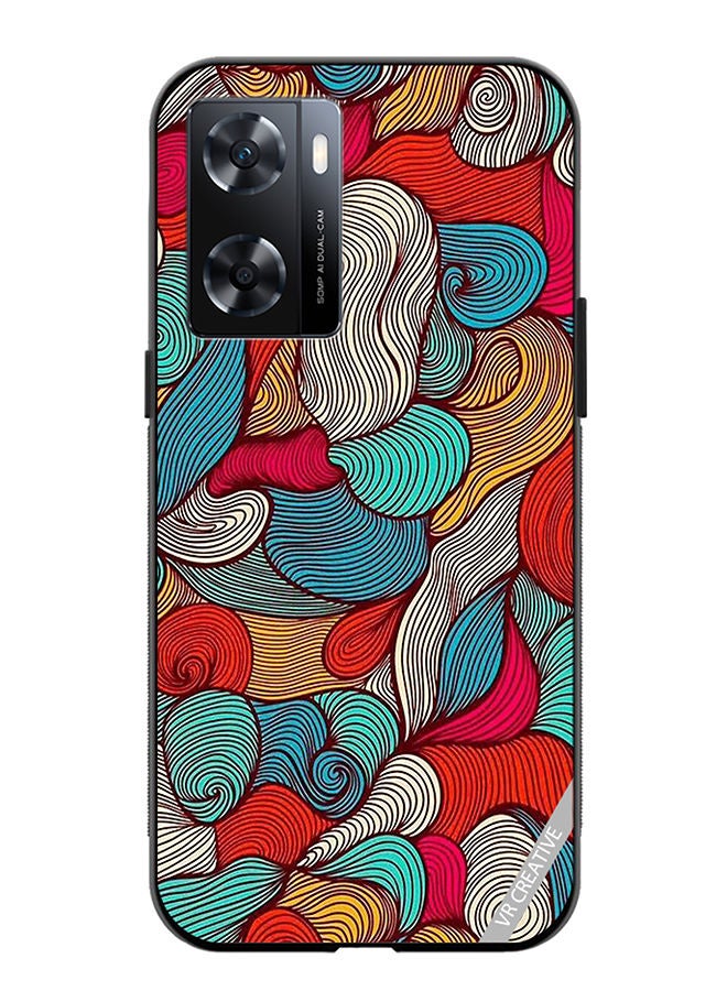 VR CREATIVE Protective Case Cover For OnePlus Nord N20 SE Flower Design Multicolour - Image 1