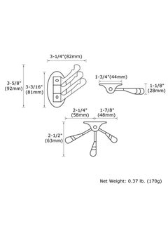 Swivel Towel Hooks for Bathroom Metal Foldable Hand Towel Coat Hooks for Wall Chrome 2 Pack - pzsku/Z1590076B6E958FDDBB79Z/45/_/1739170404/d7117dd4-702b-4f8b-88e5-845114c41f6a