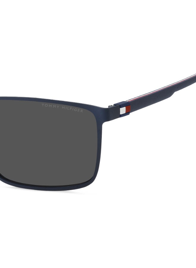 TOMMY HILFIGER TH 2319/S Sunglasses Blue Rectangular - Image 4