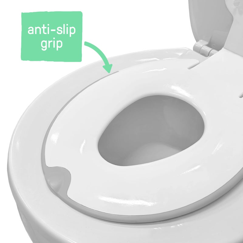 Ingenuity: ity by Ingenuity Flip & Sit Potty Seat 2pk (White) â€“ Easy to Set Up & Remove Potty Training Seat That Attaches to Adult Toilet Seat - Image 5