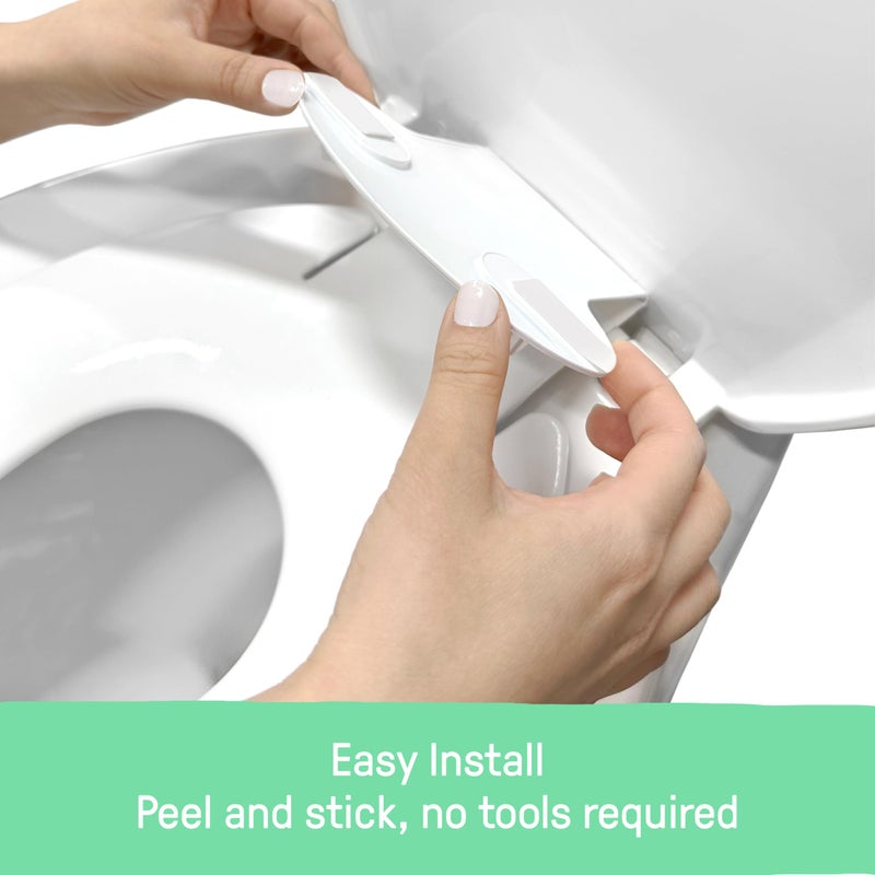 Ingenuity: ity by Ingenuity Flip & Sit Potty Seat 2pk (White) â€“ Easy to Set Up & Remove Potty Training Seat That Attaches to Adult Toilet Seat - Image 2