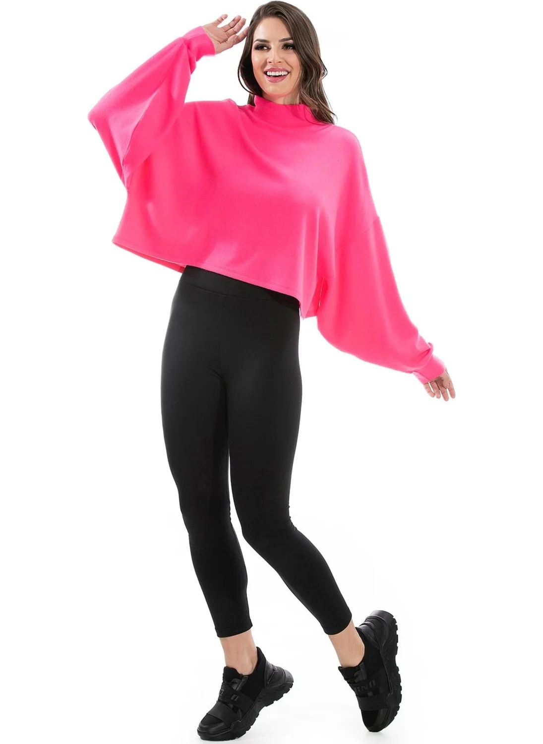 الكسندر جاردي Alexandergardı Raised Bat Sleeve Sweatshirt (B19-BYNSWT)