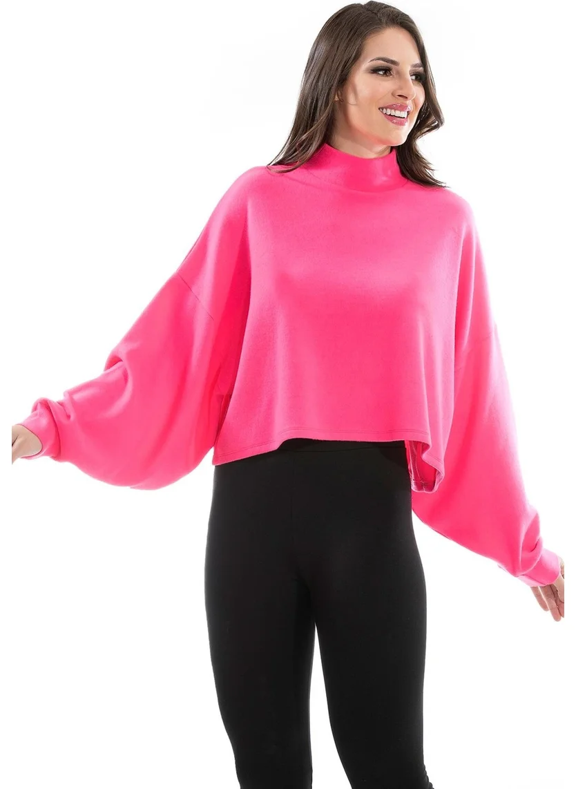 الكسندر جاردي Alexandergardı Raised Bat Sleeve Sweatshirt (B19-BYNSWT)