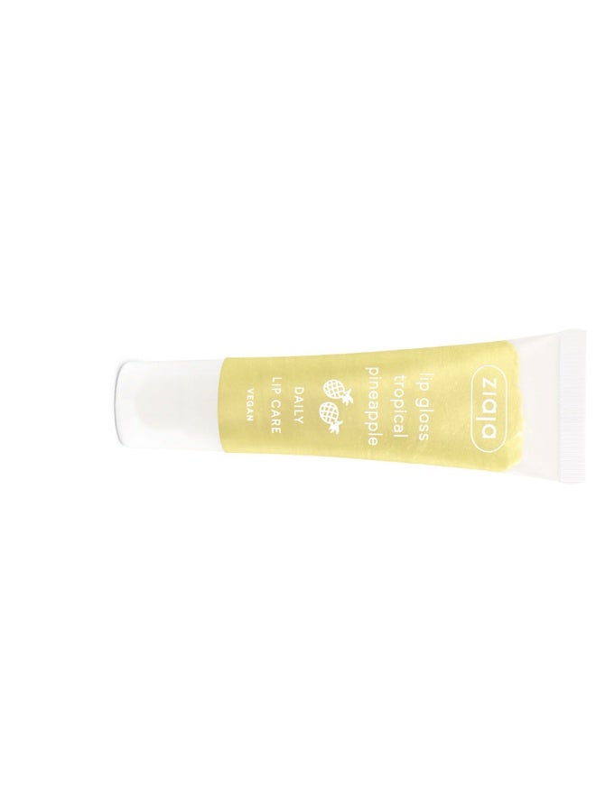 Ziaja Lip Gloss Tropical Pineapple 12ml - Image 2