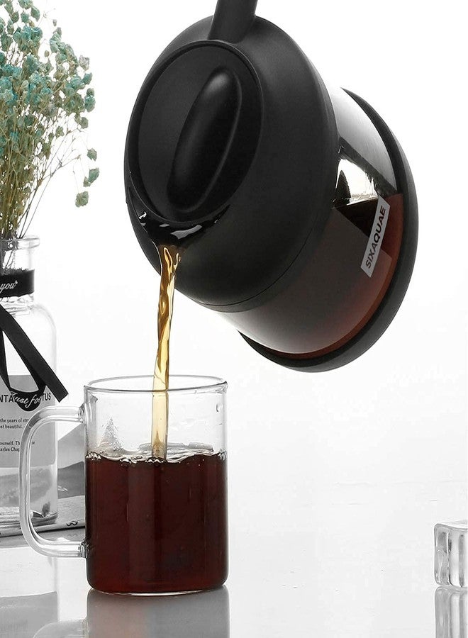 SIXAQUAE Cold Brew Coffee Maker Stainless Steel Strainer Large,Durable Iced Coffee Maker Cold Brew Pitcher,Dishwasher Safe 38 Oz Iced Tea Maker - Image 5