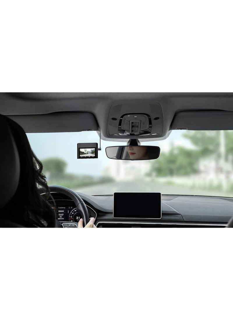 Xiaomi - Xiaomi Mi Dash Cam 2 2K 140 Degree Ultra Wide Angle 3D Digital Noise Reduction Camera Support Parking Monitor Mode Support Micro SD Card up to 32GB, Black, BHR4214TW - Image 1