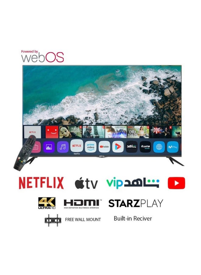 جي في سي برو شاشة ذكية 70 بوصة نظام WebOs دقة عالية 4K مع ريموت سحري - GVC-70WS7200 GVC-70WS7200 اسود - Image 5