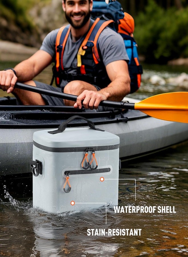 Sydioor Soft-Sided Cooler Bag, 10/20/32 Can Portable Ice Chest Box, Waterproof, Leak-Proof, Insulated Cooler for Lunch, Beach, Drink, Beverage, Travel, Camping, Picnic - Image 5