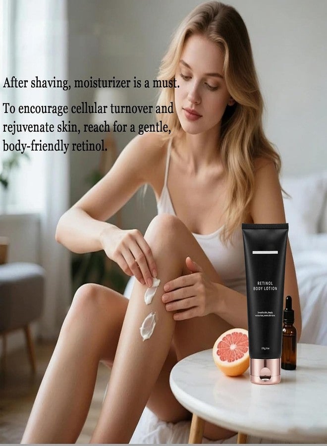 Tasunte Retinol Body Lotion, Firming Body Cream for Crepey Skin, Lightweight Moisturizing Lotion for Smooth, Soft-Looking Skin (1 Pack) - Image 5