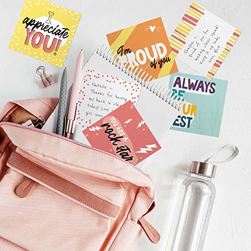 Canopy Street Funny Teen Lunch Box Notes / 3.5" x 3.5" Double Sided Motivational And Silly Mini Cards / 60 Tween Backpack Notecards/Made In The USA - Image 4
