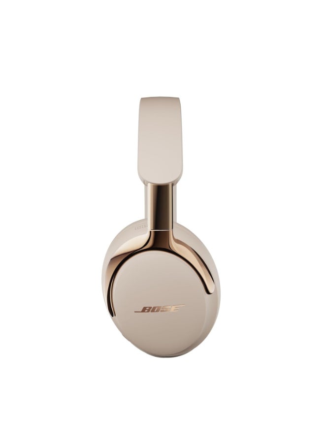 بوز Renewed - Bose QuietComfort Ultra Bluetooth Headphones (2nd Gen) - Driftwood Sand, Wireless Over Ear Noise Cancelling with Spatial Audio Driftwood Sand - Image 5