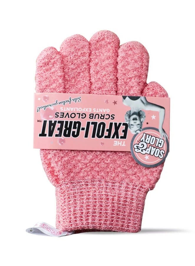 Soap & Glory The original Exfoliating Scrub Gloves Multicolour - Image 1