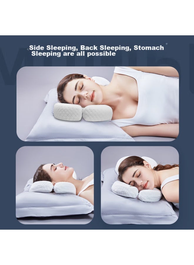 Aeromax Face Pillow, Side Sleeping Pillow, Beauty Pillow, Face-pressure Free, Prone Sleeping Pillow, Anti-pressure Ear Protection, Cervical Pillow, Gift Box Set - Image 2
