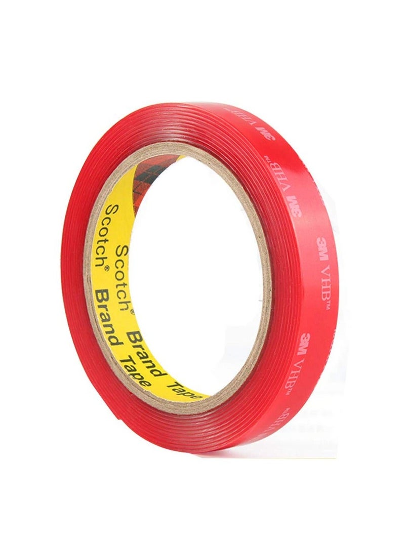 Generic Double Sided Tape, 0.98In x 9.8Ft Clear Mounting Tape, Heavy Duty Mounting Tape, Transparent Waterproof Double Sided Tape for Car Home Office Decor  - Image 2