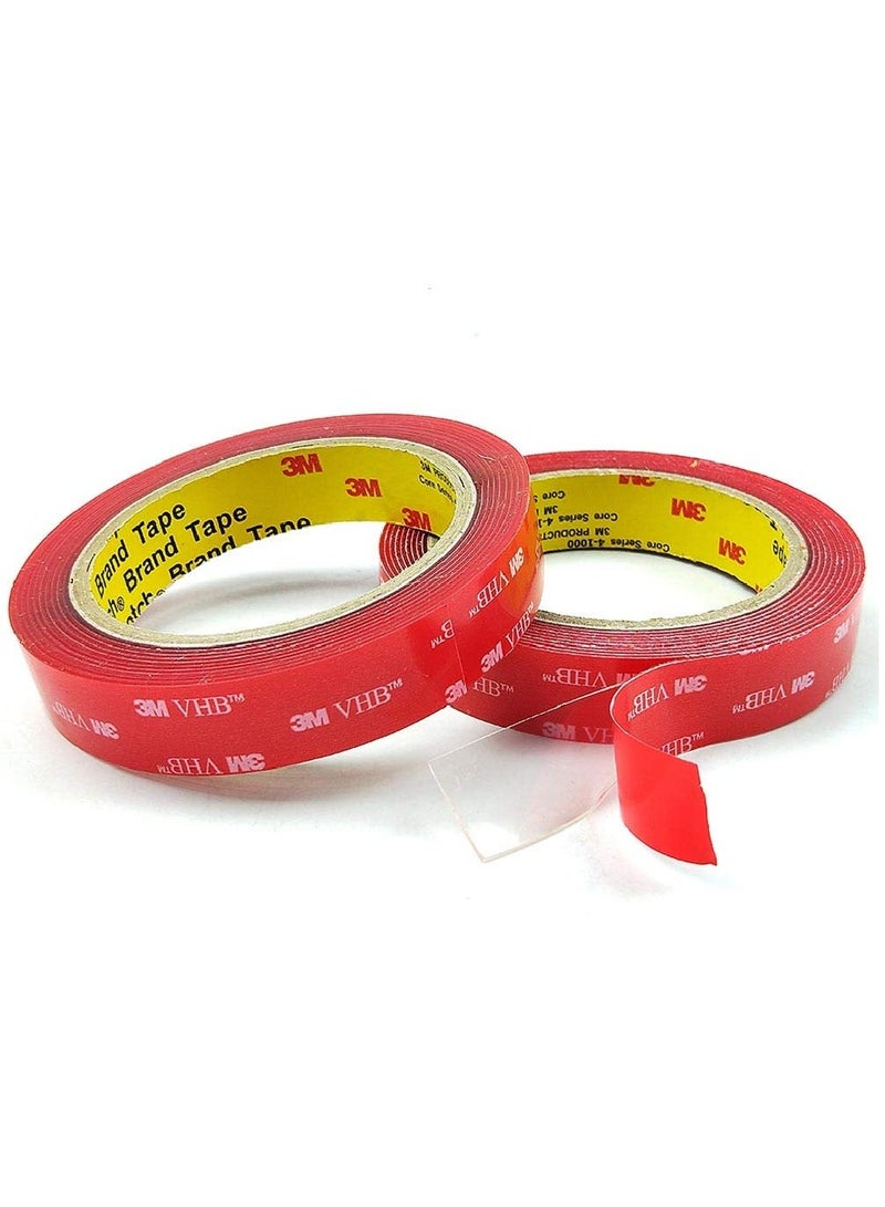 Generic Double Sided Tape, 0.98In x 9.8Ft Clear Mounting Tape, Heavy Duty Mounting Tape, Transparent Waterproof Double Sided Tape for Car Home Office Decor  - Image 5